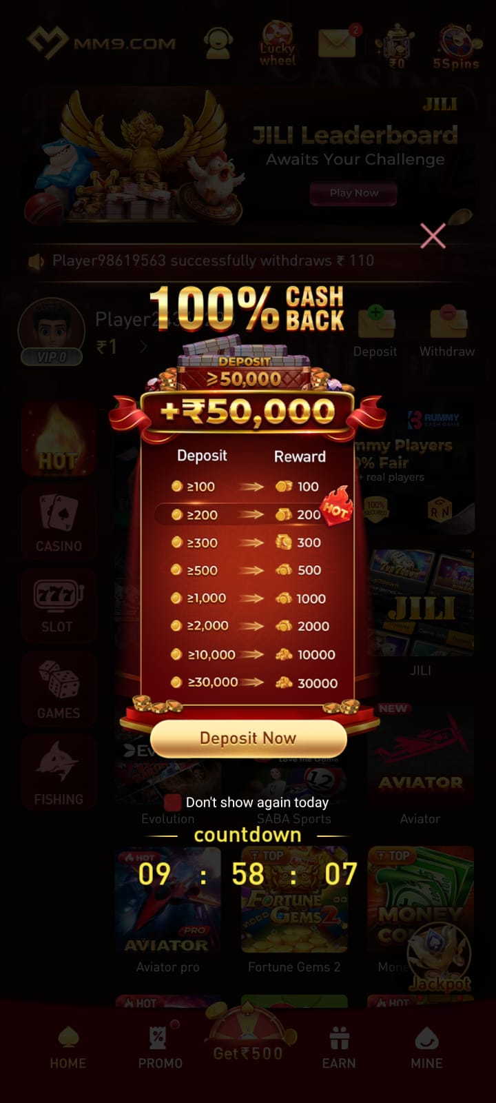 MM9 Game official red logo icon with MM heart design and MM9.com text for online gaming platform India